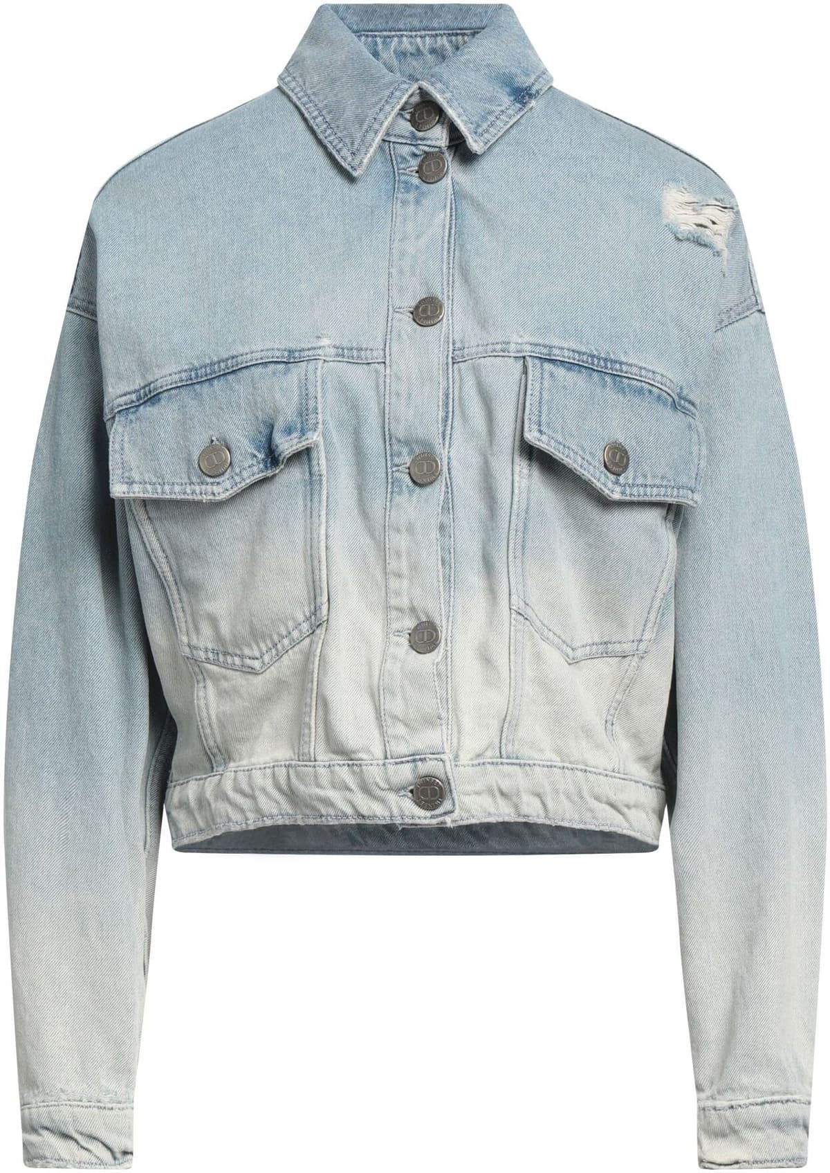 Twinset Chaqueta vaquera Mujer Azul marino 42,44 Mujer