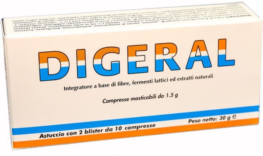 LEADER NATURAL PHARMA Srl DIGERAL INTEGRAT 2X10CPR 30G