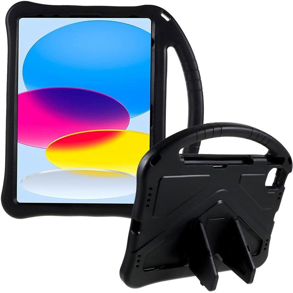 TABLETCOVERS.DK iPad 11" (2025) / iPad 10.9" (2024/2022) EVA Skum Cover m. Kickstand - Sort