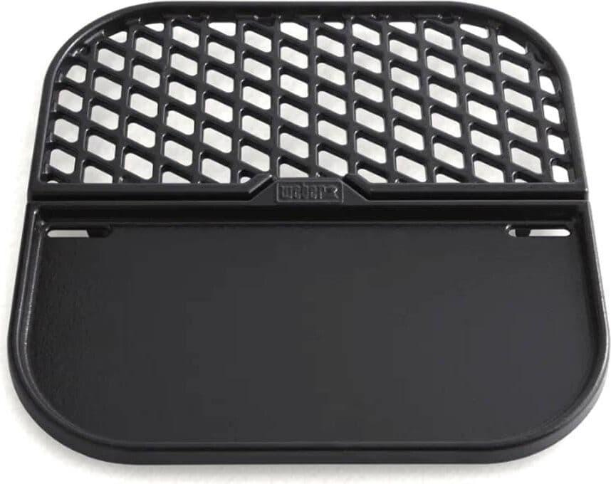 Weber 8858 Piastra Per Barbecue In Ghisa Dimensioni 36x36 Cm Colore Nero - 8858