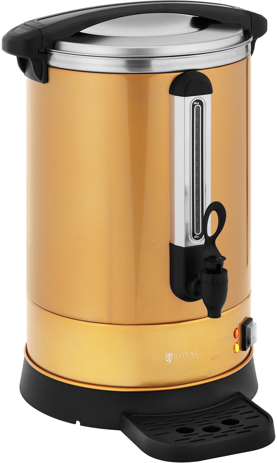 Urnă de cafea - 14 L - auriu - Royal Catering RC-WBDWTC14GO