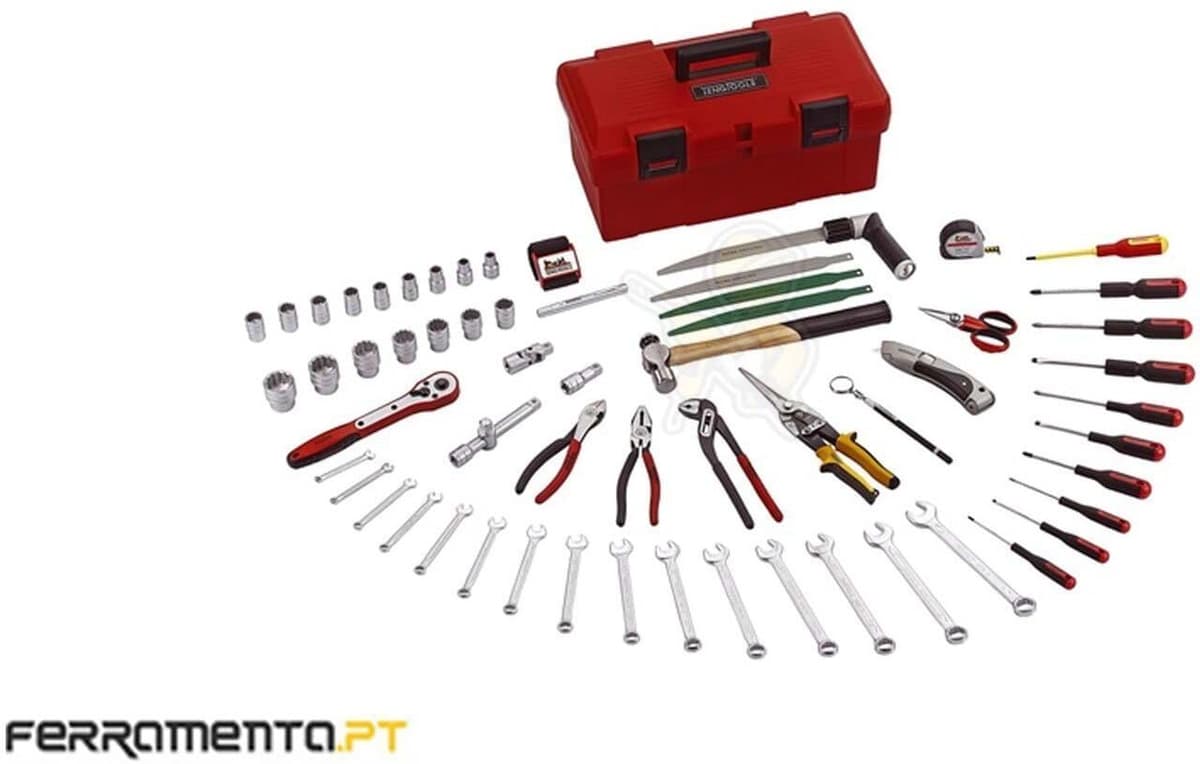 Caixa de Ferramentas 61 Peças Teng Tools TC-061C