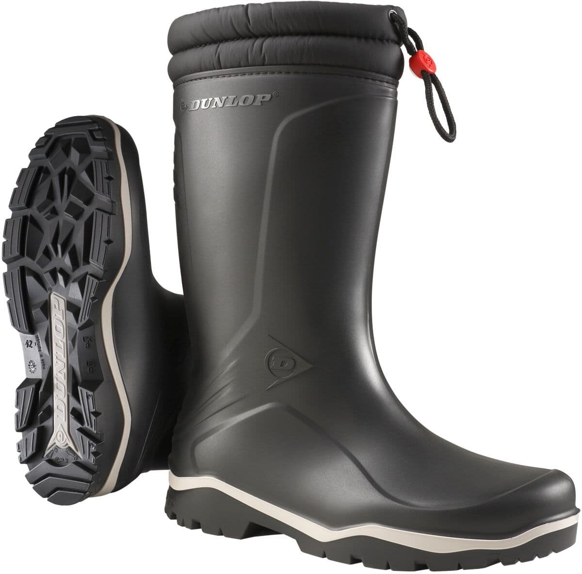 Winterstiefel DUNLOP "Blizzard" Gr. 48, schwarz, 48, Obermaterial: 100% PVC PVC., Schuhe, Winterstiefel