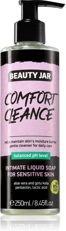 Beauty Jar Comfort Cleanse απαλό τζελ προσωπικής υγιεινής για καθημερινή χρήση 250 ml