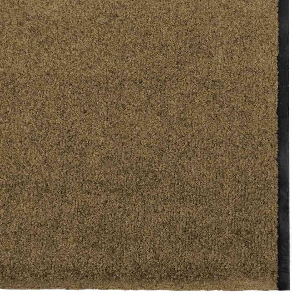 vidaXL Tapis d'entrée Marron et Noir 120 x 400 cm 100% Polyamide