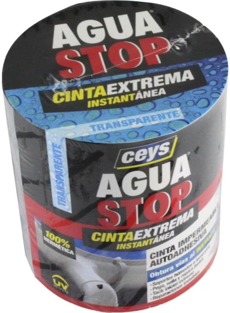 Ceys Agua Stop Cinta Extrema Instantánea Negro Talla Única Unisex