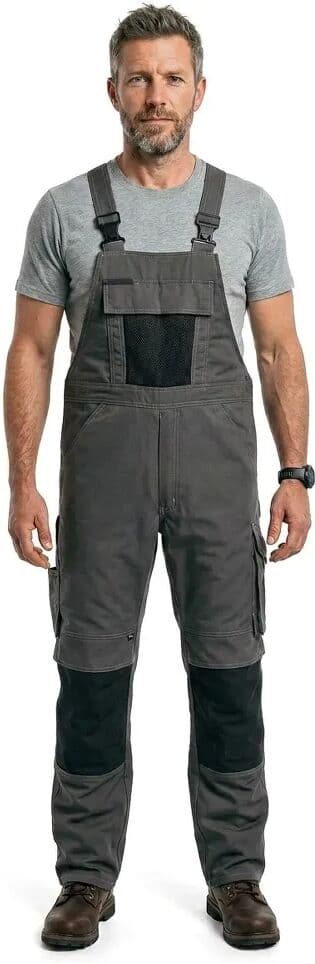 Mascot Mono Con Rodilleras Unique 12069 Dark Anthracite / Black 48