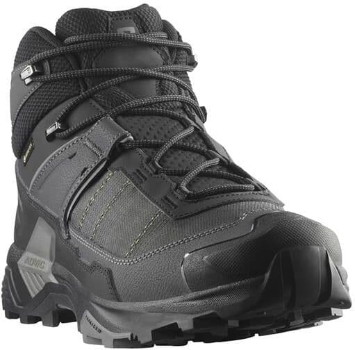 Salomon X Ultra 5 Mid Wide GTX Mens, Black / Asphalt 42