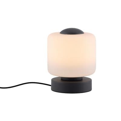 PAUL NEUHAUS Tischleuchte "BOTA", grau (anthrazit), 1, Ø 12cm H: 15cm, 1 Stk., Leuchten, LED, dimmbar über Touchdimmer, Tischleuchte
