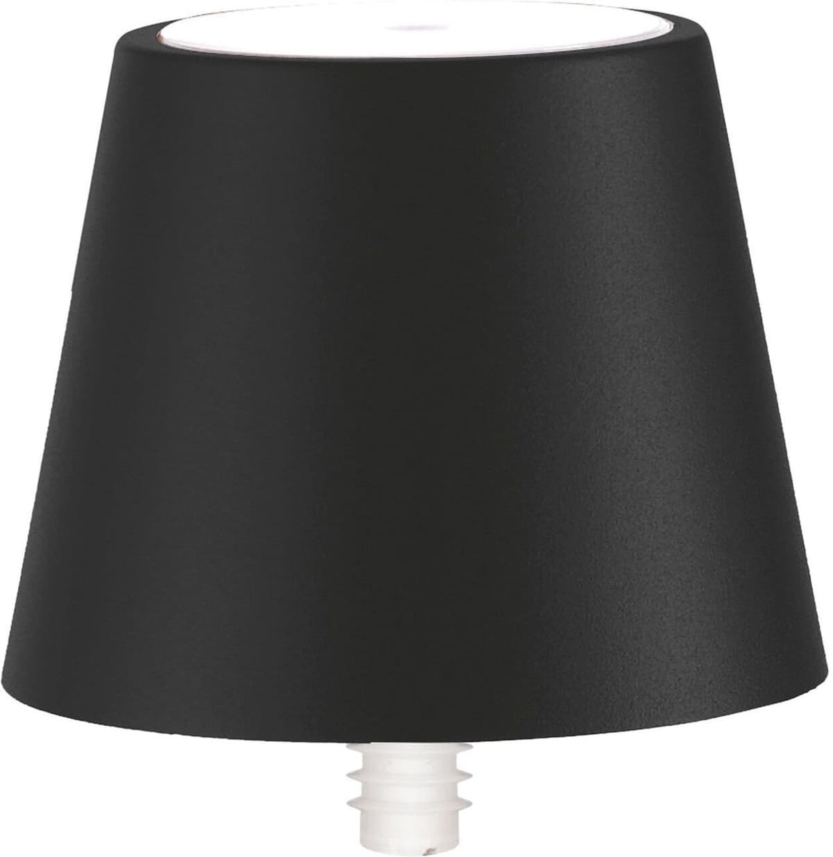 Zafferano Lampada da tavolo 11,1 x 11,1 cm Poldina Stopper Nero