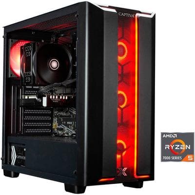 CAPTIVA Gaming-PC "Advanced Gaming R94-058", schwarz, ohne Betriebssystem, GeForce RTX™ 5060 Ti, 32 GB RAM 2.000 GB SSD, Desktop-PCs