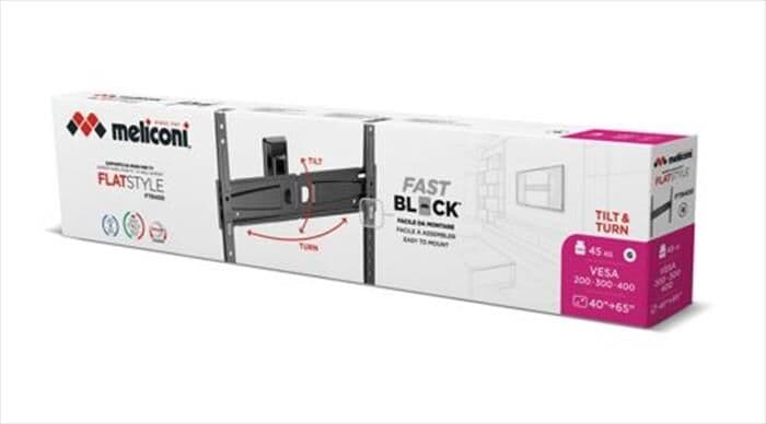 Meliconi Supporto Tv Flatstyle Ftr 400 It-nero