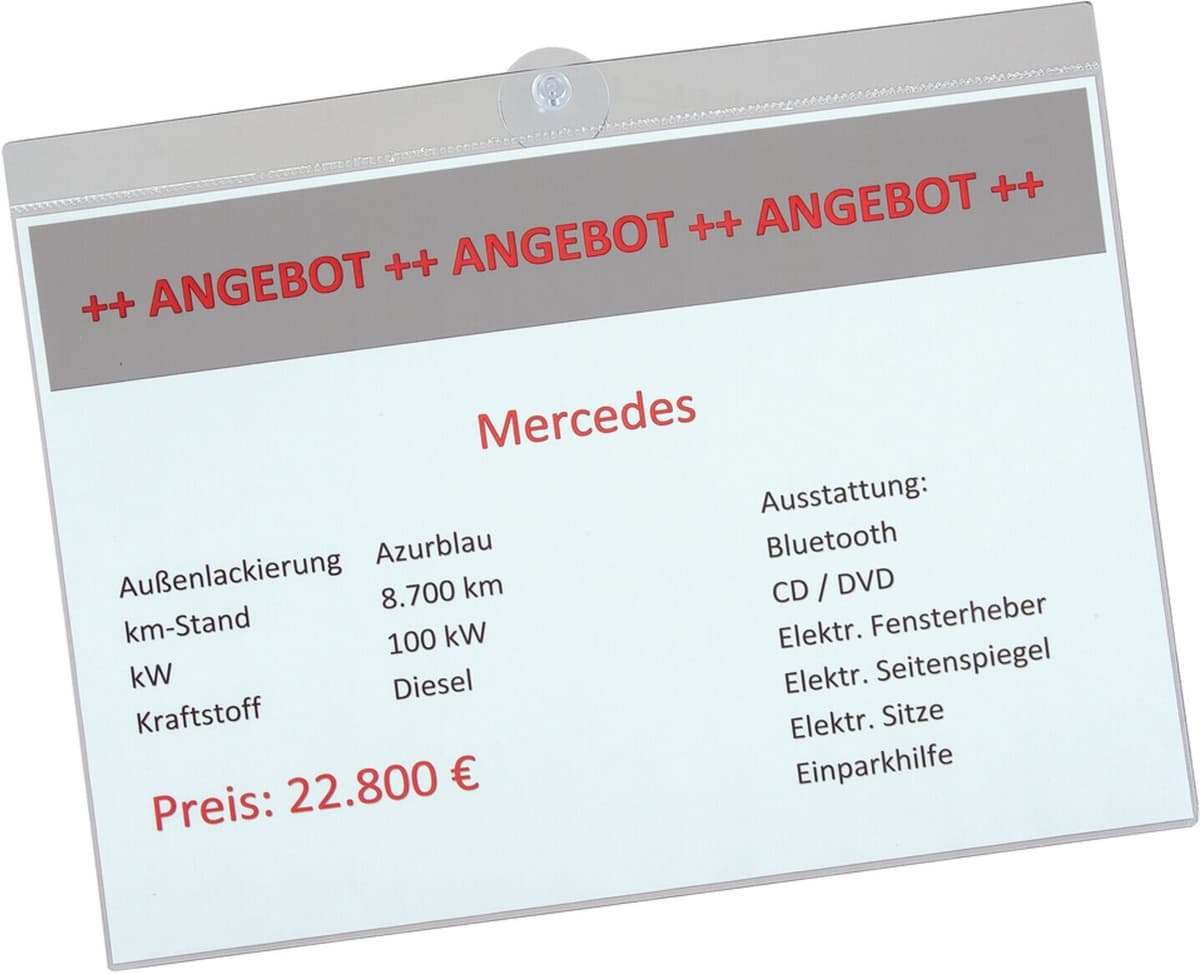 Eichner Preisblatthalter-Kombipaket DIN A4 Querf (9219-00230)