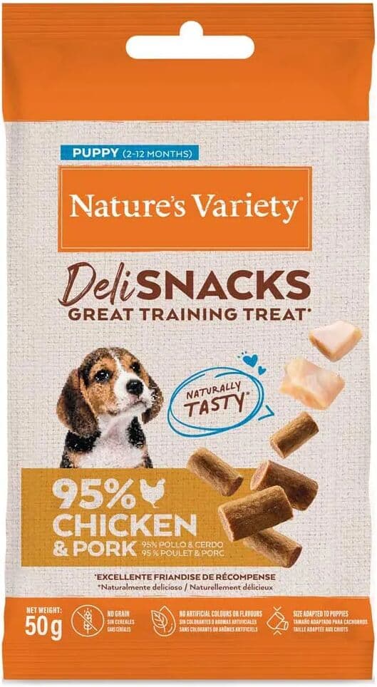 Nature´s Variety Snack De Pollo 12x50g Delisnacks Puppy One Size
