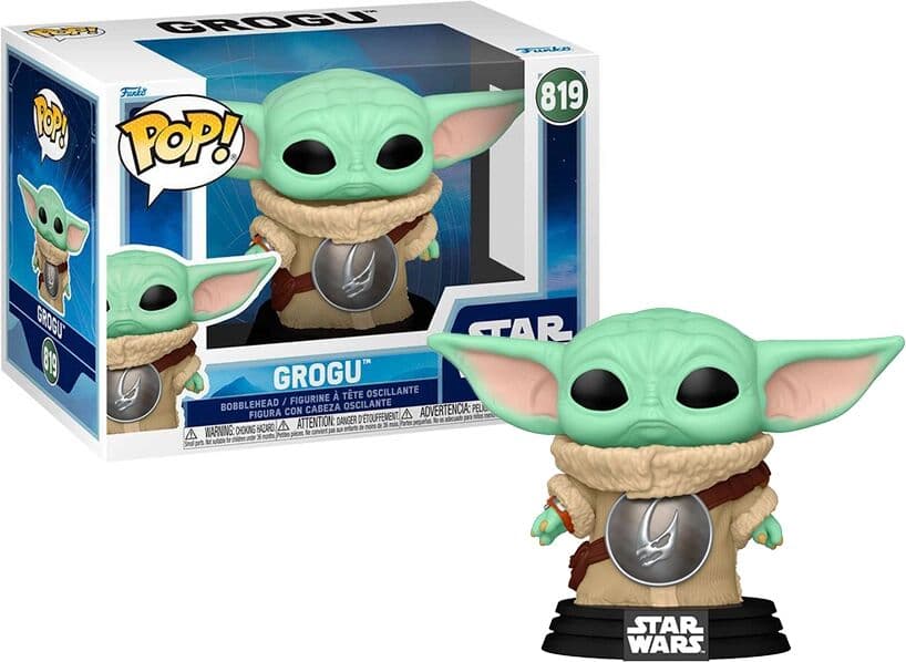 Funko Pop!: Star Wars - Grogu #819 Bobble-Head Vinyl Figure Ajándéktárgyak