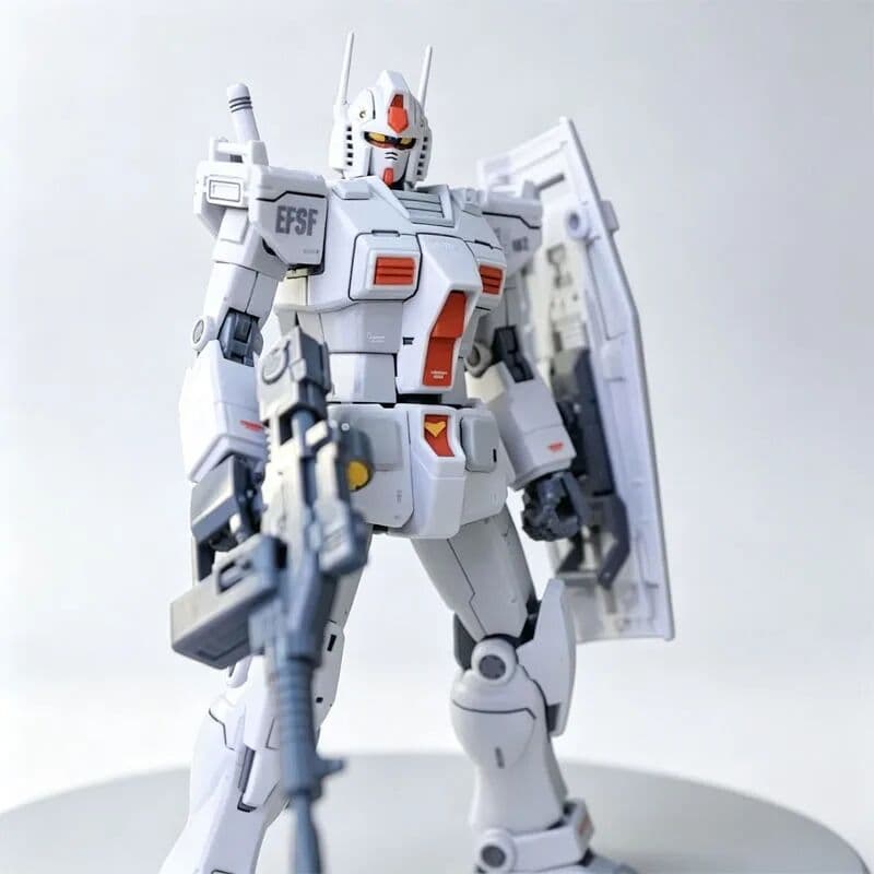 Bandai RX-78-2 GTO 1/144 Gundam Assembly Model Kit Mobile Suit Action Figure Mecha Toy Collectible Desktop Ornament Room Decoration Toy