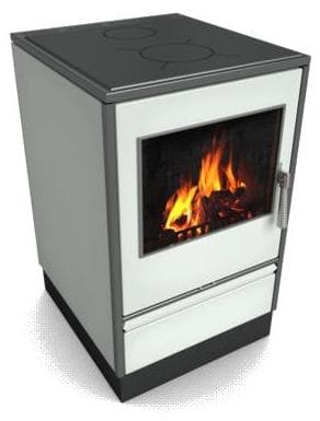 Glutos Küchenofen | HHS 03 S | 6,5 kW | Weiß | Scharnier links