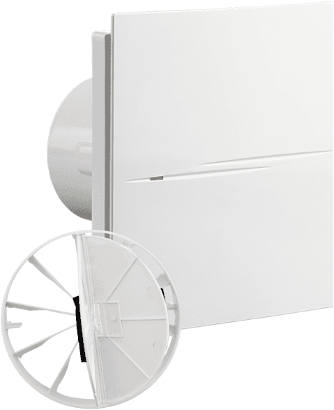 Blauberg Sileo Design 100 Abluftventilator 8107443 100 H K1 Designabdeckung