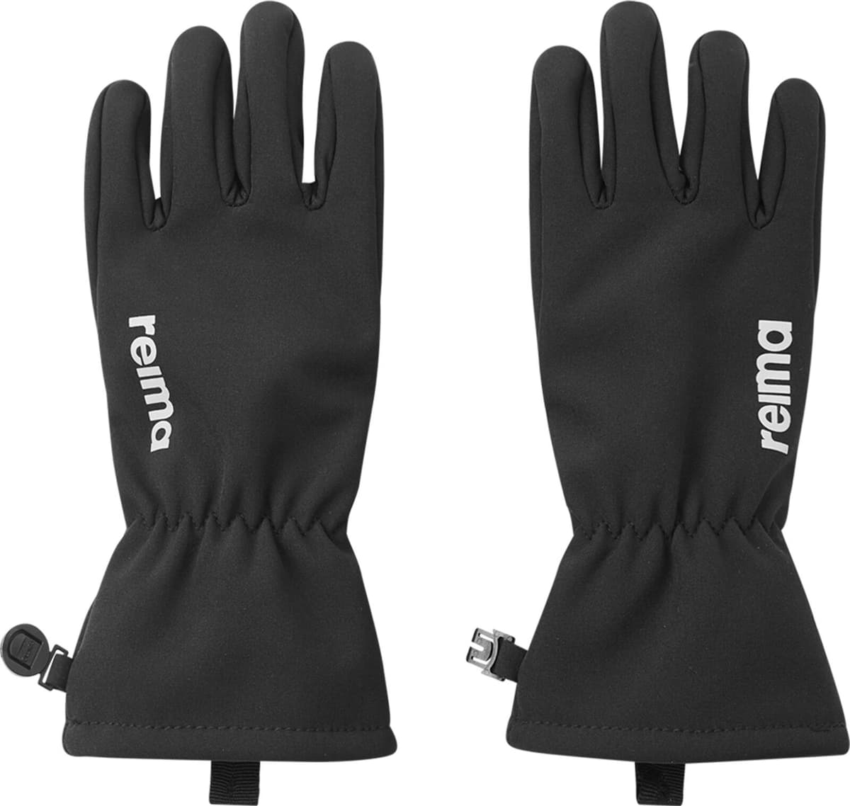 Reima Kids' Softshell Gloves Tehden Black 7