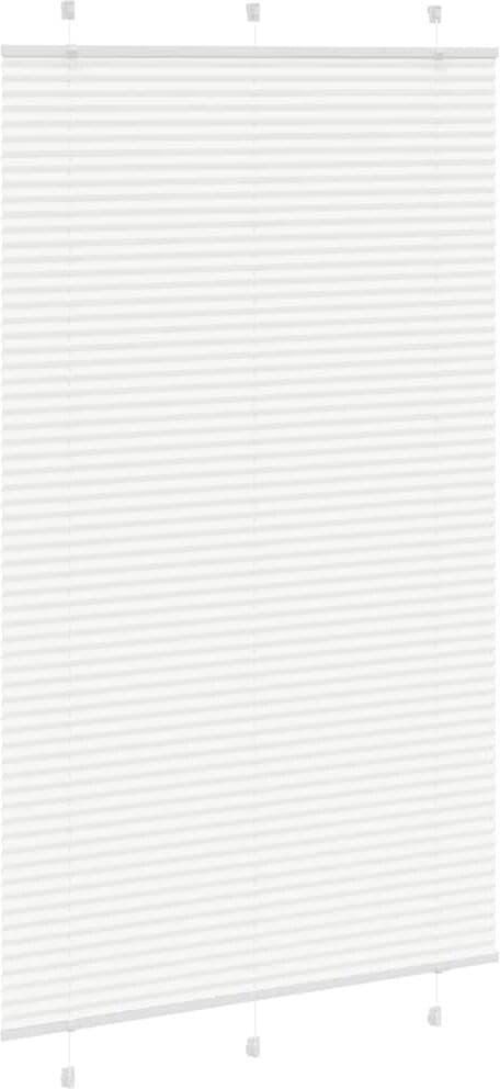 vidaXL Store plissé blanc 115x200cm largeur du tissu 114,4cm polyester