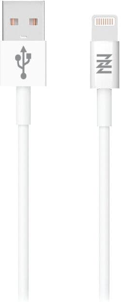 CABO TECH FUZZION USB-A / LIGHT 1M WHT