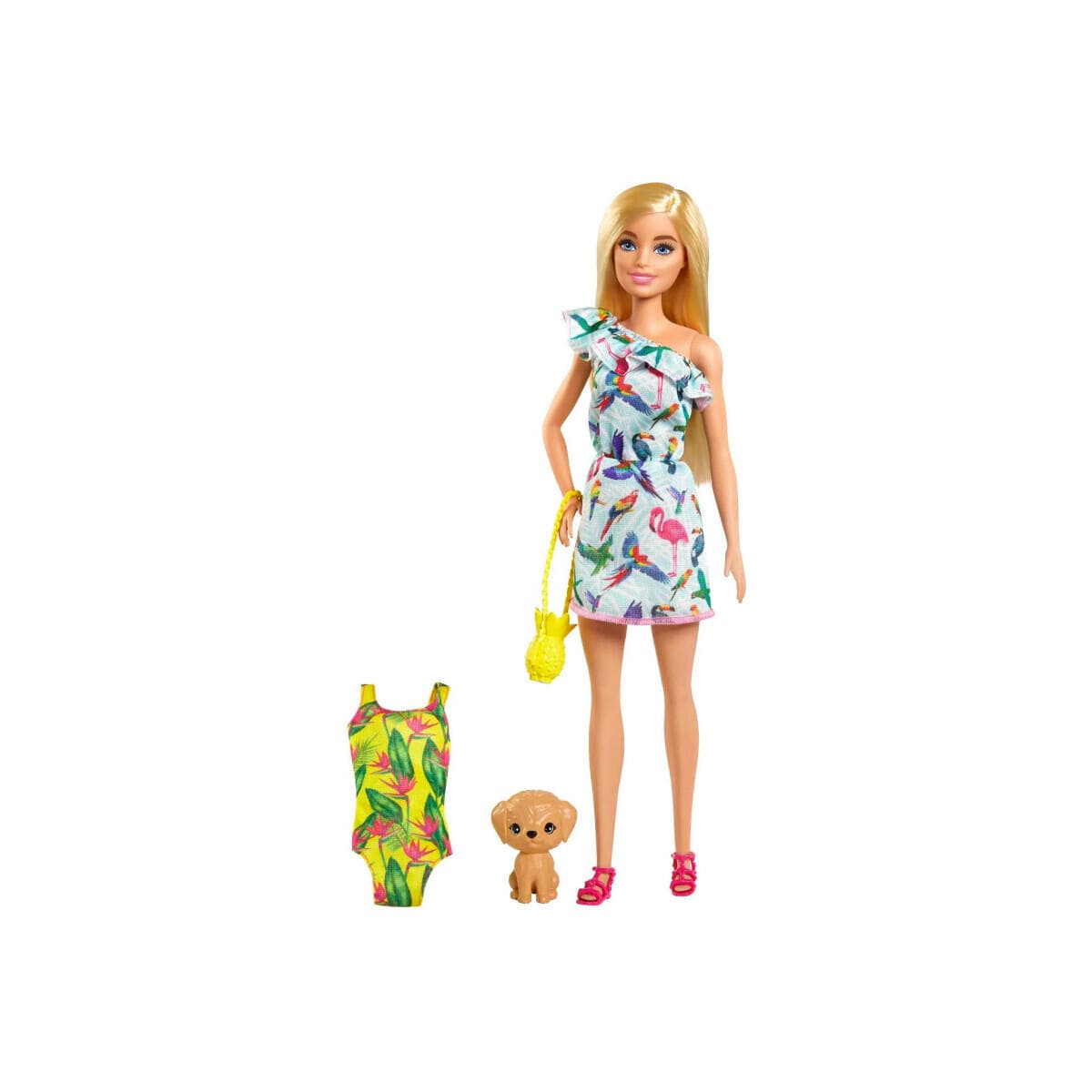 Mattel-887961911534, Barbie und Chelsea "Dschungelabenteuer" Barbie-Puppe und Zubehör