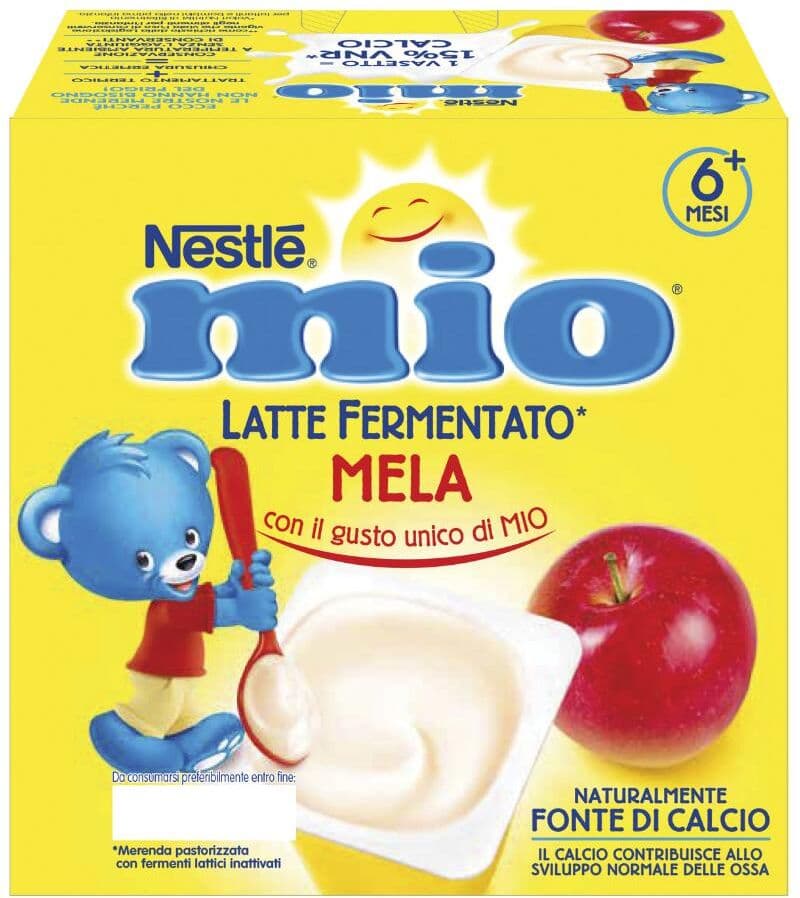 NESTLE  ITALIANA SpA MIO MERENDA LATTE FERM MELA 4P