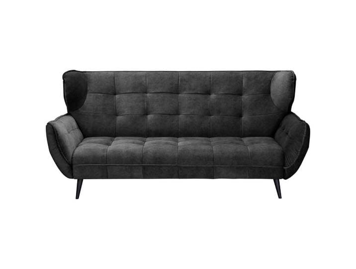 Mid.you 3-Sitzer-Sofa, Anthrazit, Metall, 221x105x98 cm, Wohnzimmer, Sofas & Couches, 3er Sofas
