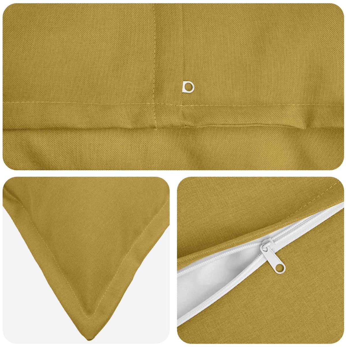 vidaXL Housse de coussin 6 pcs HOUTEN Vert clair 30 x 30 cm