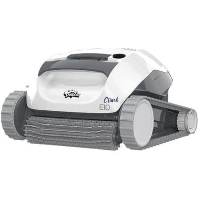 Poolroboter MAYTRONICS "Dolphin E10 Climb", weiß, B:40cm H:26cm L:43cm, Kunststoff, Poolbodensauger, für Pools bis zu 8 m Länge
