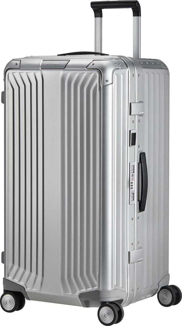 Samsonite Lite-Box Alu Spinner Trunk 74 cm mit TSA-Zahlenschloss aluminium