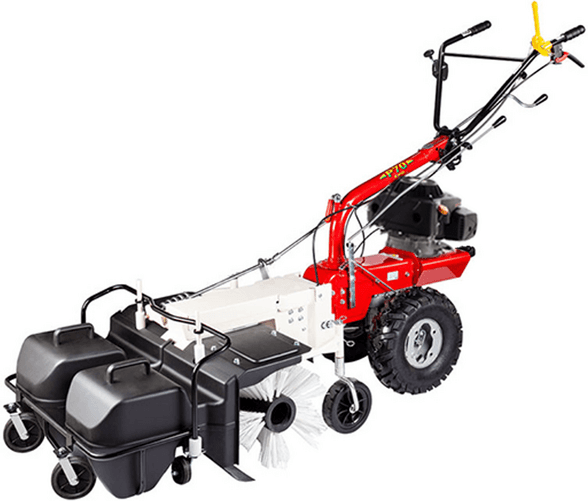 Benzin-Kehrmaschine Eurosystems P70 EVO, Loncin-OHV-Motor, 224 ccm, 88cm, mit Aufsammelbehälter