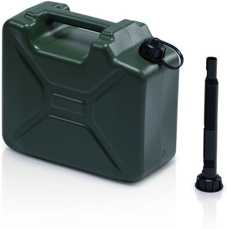 B2B Partner Plastový army kanister na pohonné hmoty 10L