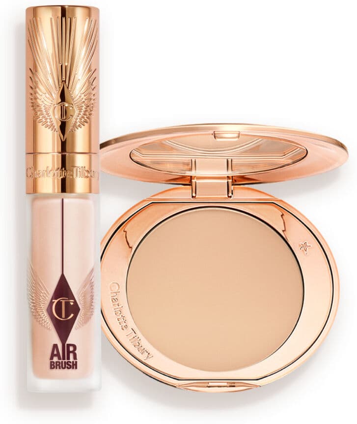 Airbrush Blur Complexion Perfecting Duo - Face Kit Charlotte Tilbury 8168 Airbrush Blur Complexion Perfecting Duo Size: