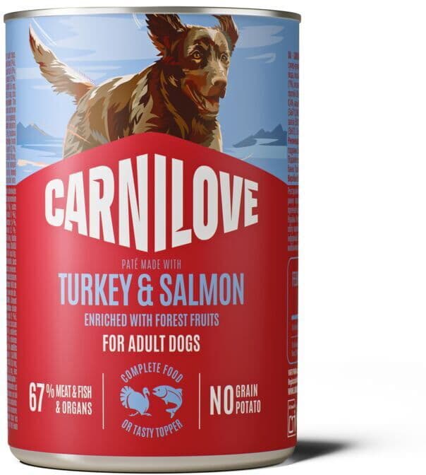 Carnilove Dog Adult Salmon & Turkey Paté Våtfoder Till Hund 400 G