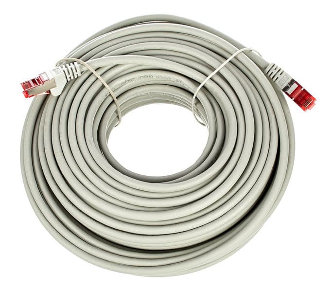 pro snake CAT6 Patch Cable S/FTP 30m grigio
