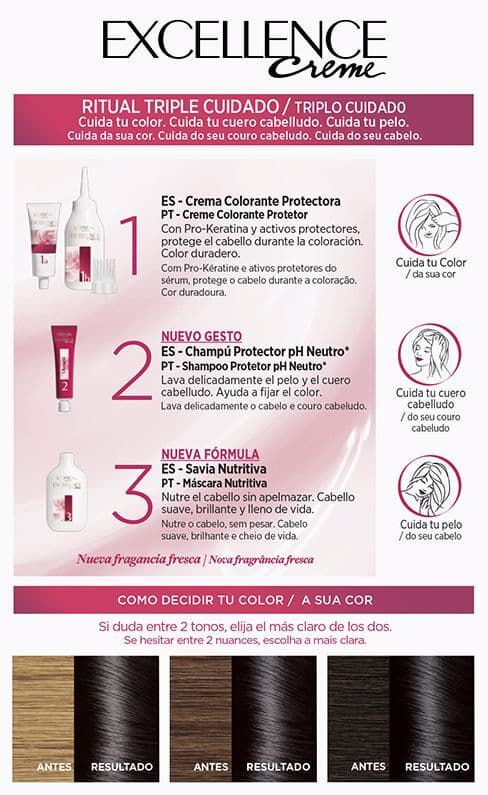 L'Oréal París Excellence Creme tinte #1 negro