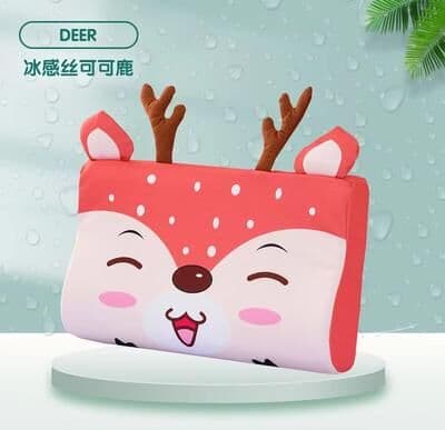 Inspired Finds SoftNest Cotton Envelope Pillowcase 45x27cm For Kids And Toddlers deer