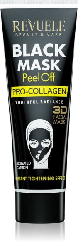 Revuele Black Mask Peel Off Pro-Colagen maska złuszczająca ujędrniający skórę 80 ml