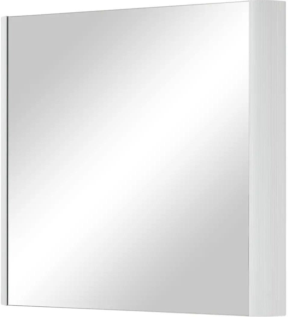 Höffner Spiegel 65 x 56 cm Juno ¦ silber ¦ Glas,Aluminium,Holzwerkstoff ¦ Maße (cm): B: