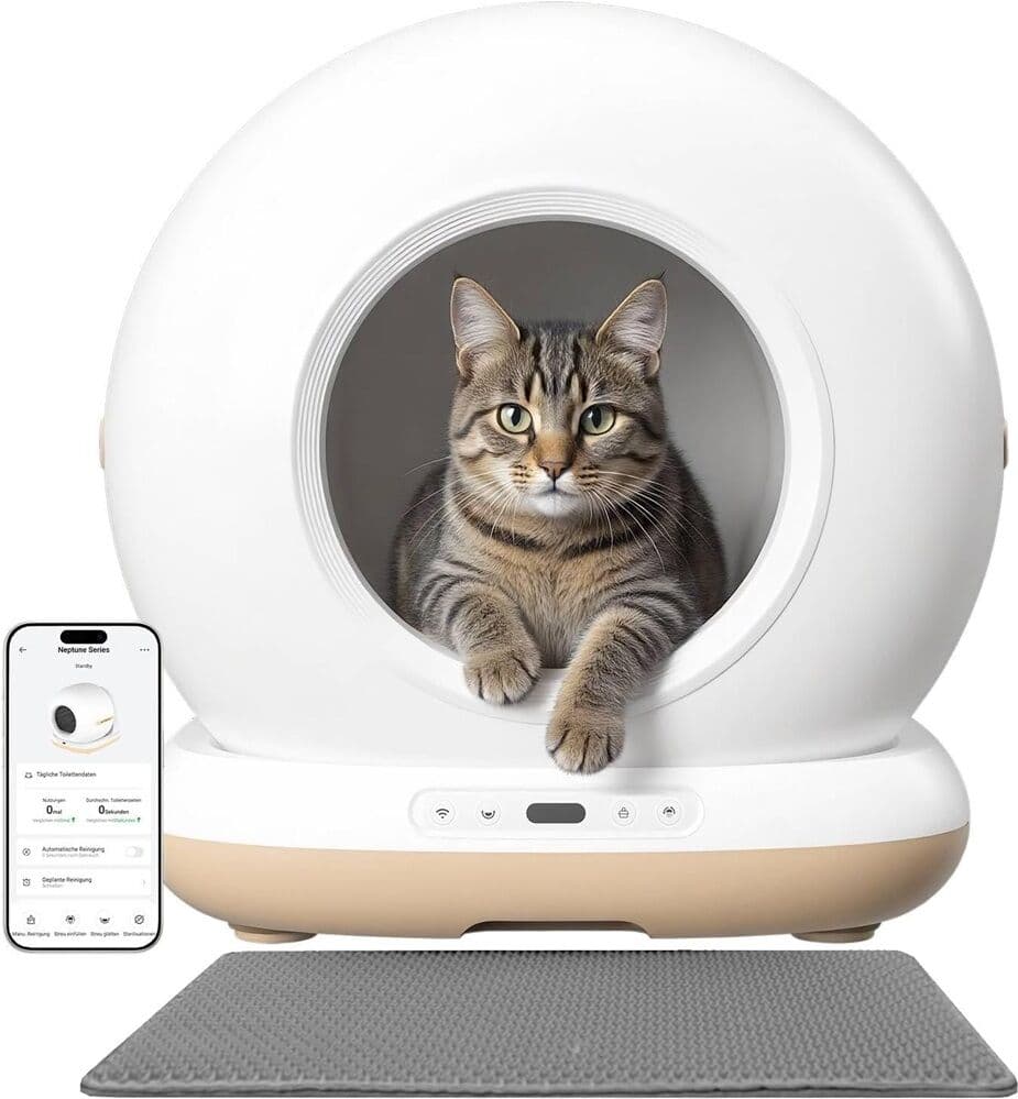 Arenero autolimpiable "Neptune" para gatos - ASTROPET