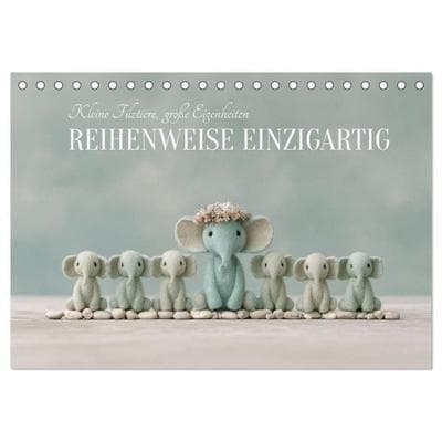 REIHENWEISE EINZIGARTIG (Tischkalender 2027 DIN A5 quer), CALVENDO Monatskalender