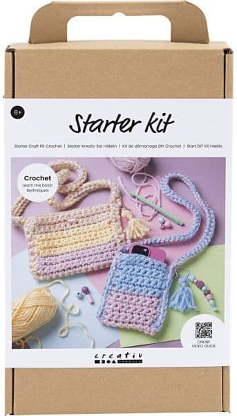 No-Name Diy Kit Hækling Startsæt, Tasker