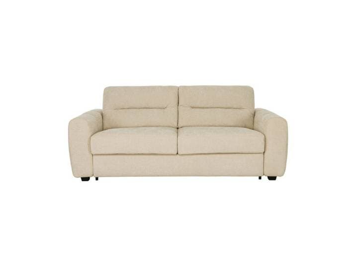 Canapé 3 places convertible MARS tissu horizon blanc