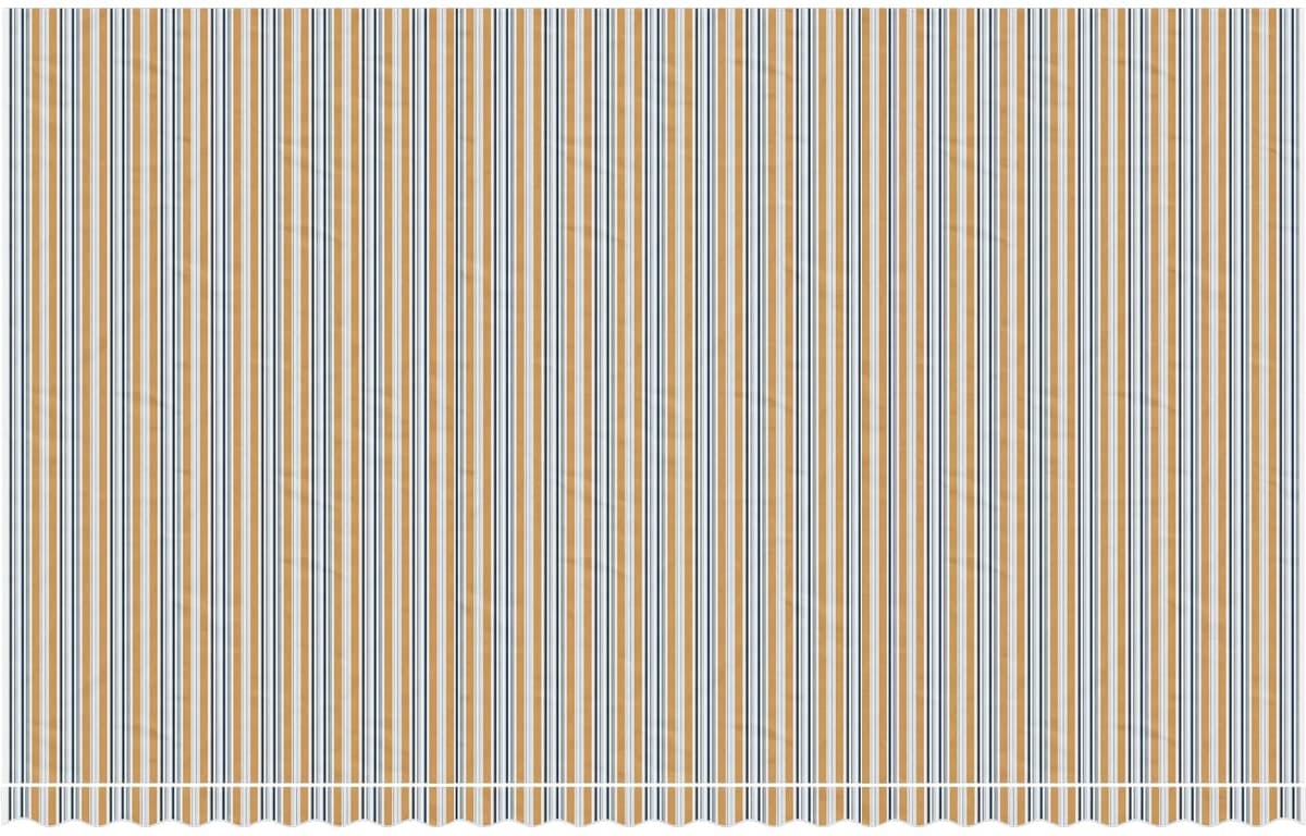 vidaXL Tissu de remplacement pour auvent multicolore 600x350 cm polyester