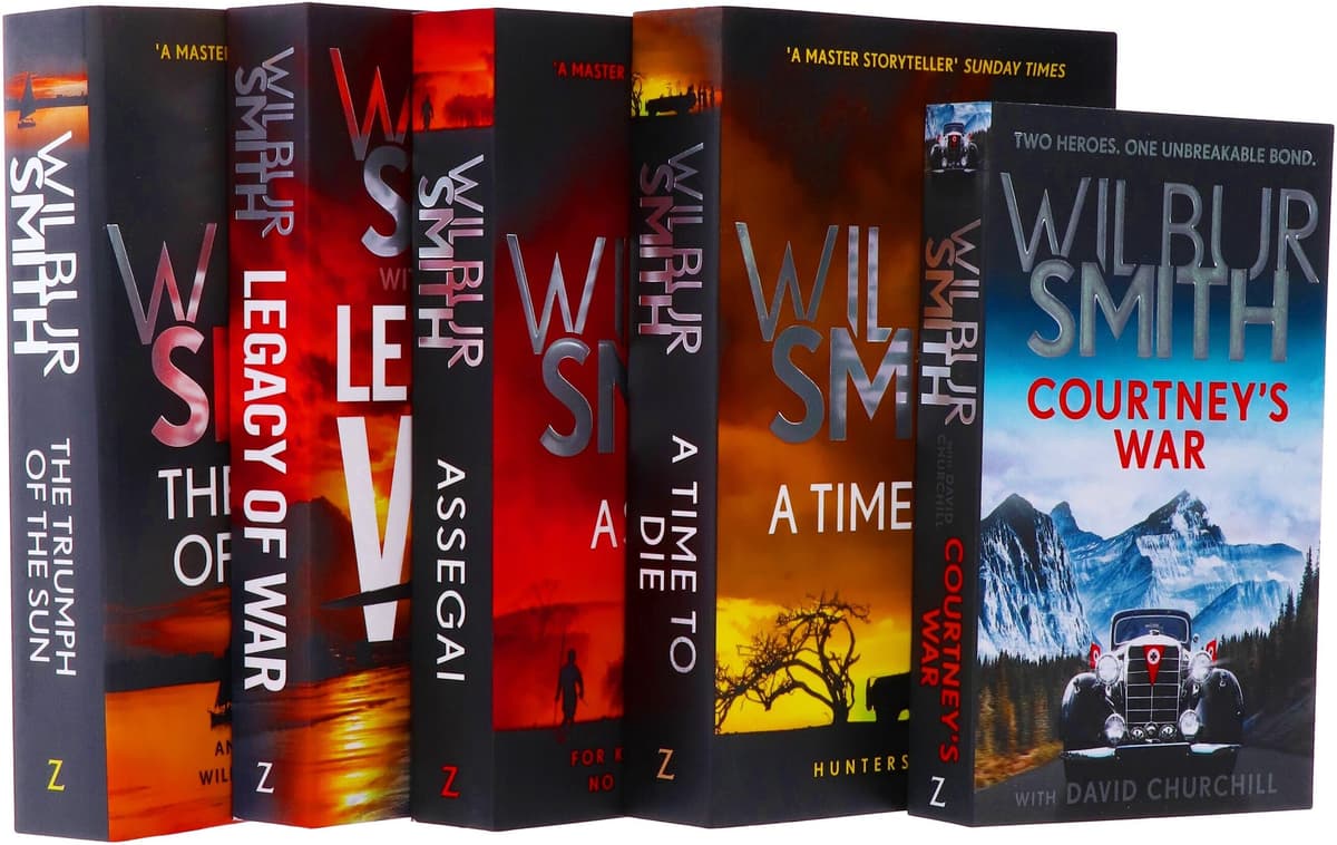Courtney Family Novels By Wilbur Smith 5 Books Collection Set - Fiction - Paperback Bonnier Books Ltd
