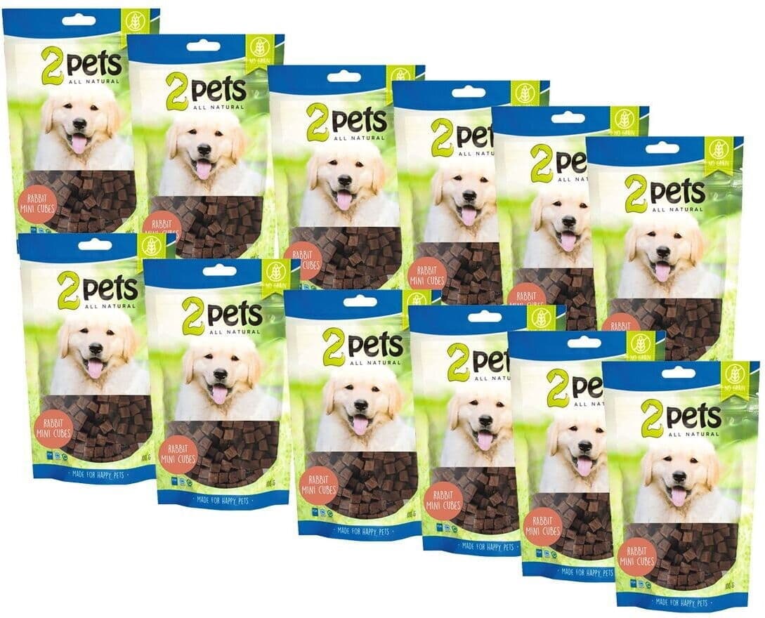 2pets Minicubes Hundgodis Med Kanin