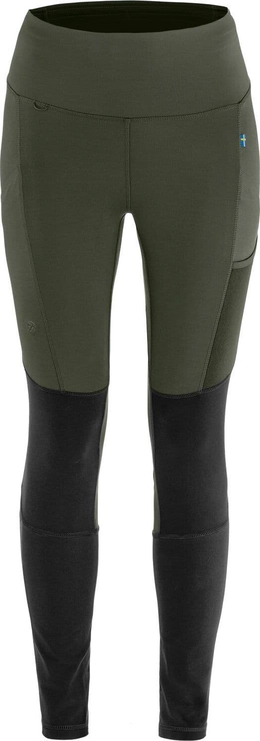 Fjällräven Women's Keb Agile Tights Deep Forest-black L