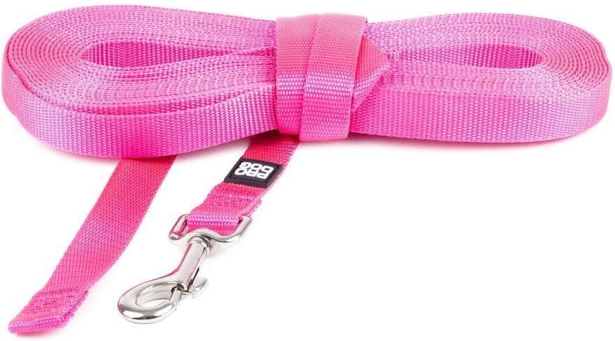 Pro Dog Träningslina Nylon Rosa 15 m