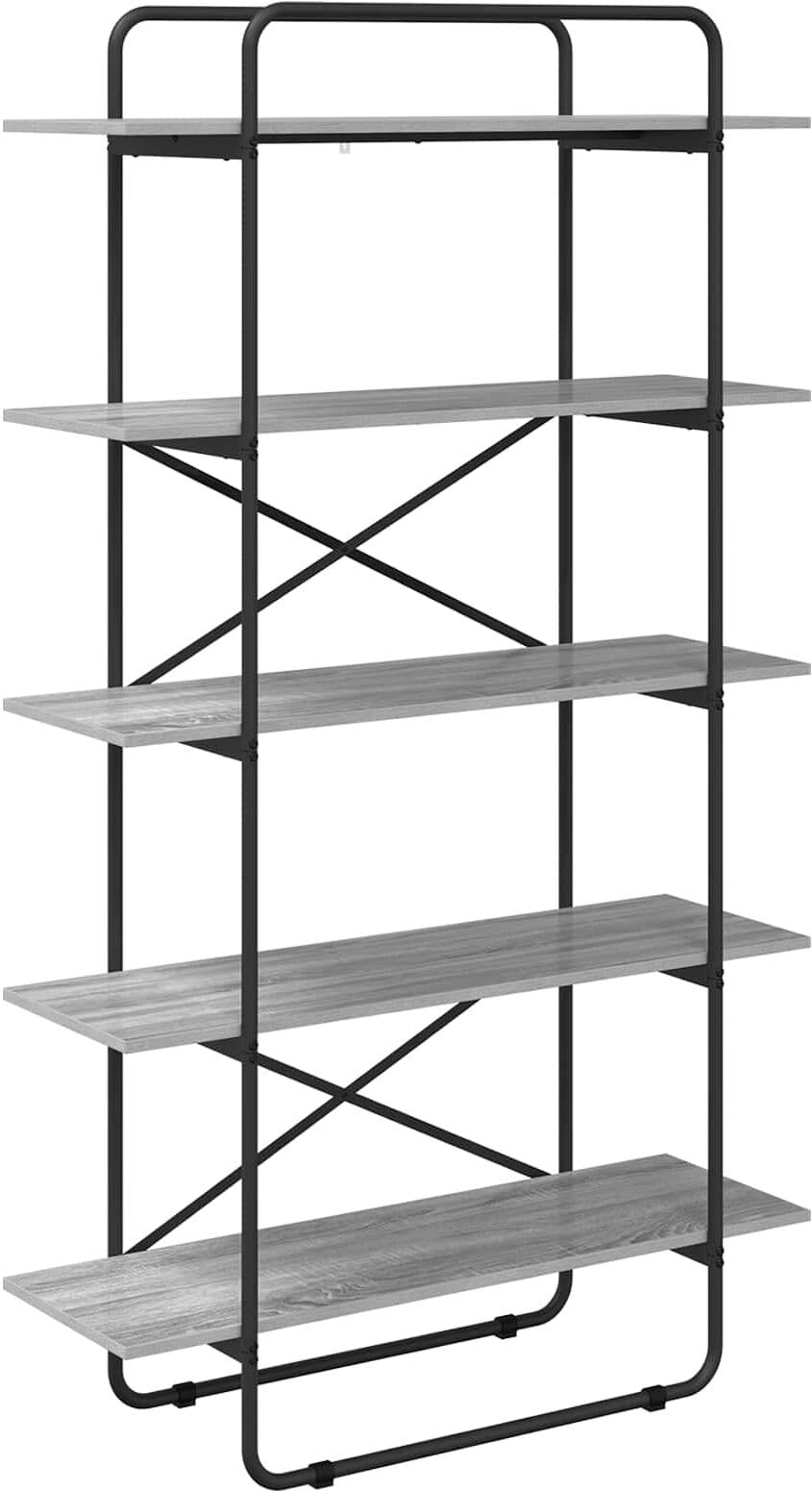 vidaXL Étagère 5 niveaux 100 x 35 x 175,5 cm PB Sonoma gris